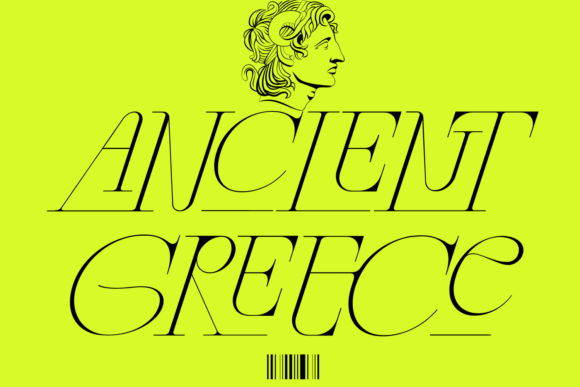 Ancient Greece Serif Font for Polished Campaign Visuals