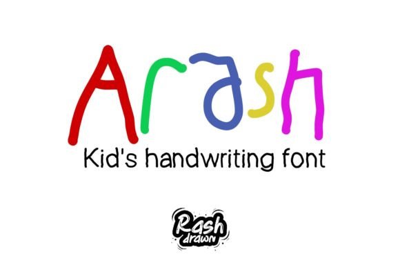 Arash Font: A Bold Handwritten Typeface for Digital Design