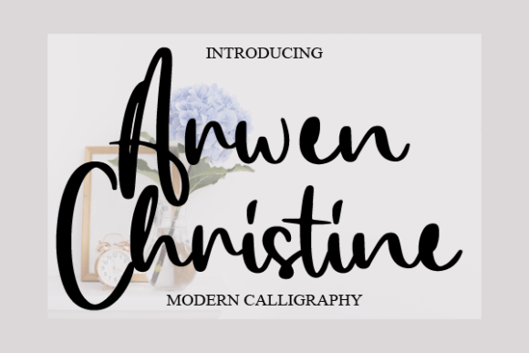 Arwen Christine: A Flowing Script Font for Handmade Creations