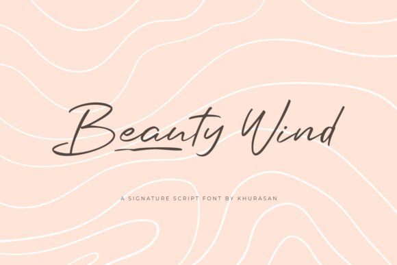 Beauty Wind: A Clean Script Handwritten Font for Digital Creators
