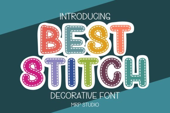 Best Stitch Font for Playful Brand Visuals