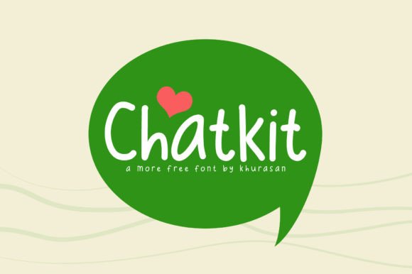 Chatkit: Modern Handwriting Display Font for Marketers