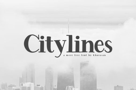 Citylines: A Modern Cute Serif Font for Brand Campaigns