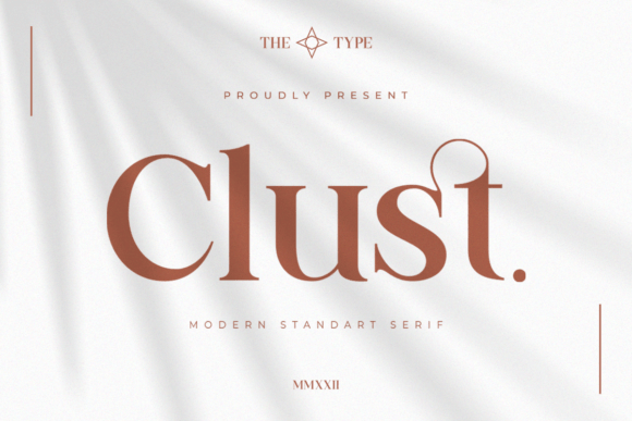 Clust: A Refined Serif Font for Editorial Content and Brand Identity