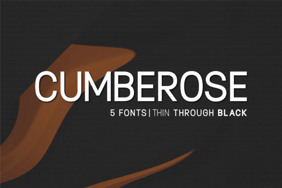 Cumberose: A Modern Sans Serif Font for Clean Digital Branding