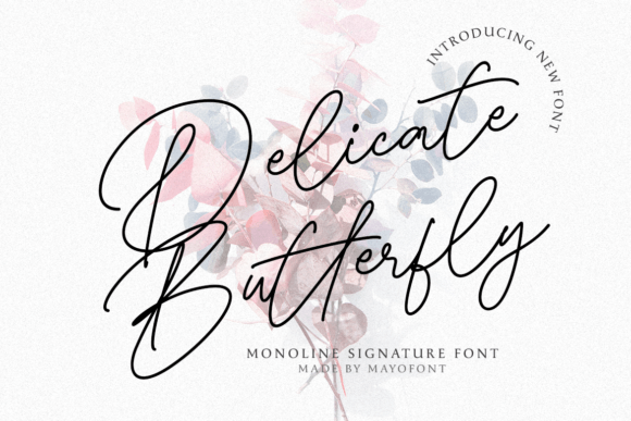 Delicate Butterfly: A Script Font for Thoughtful Editorial Design