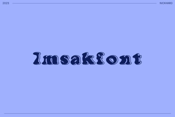 Imsakfont for Editorial Design and Branded Content