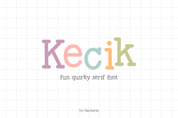 Kecik Font Review: A Playful Serif for Bold Designs