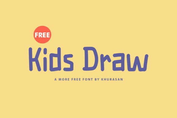 Kids Draw Font for Thoughtful Editorial Design