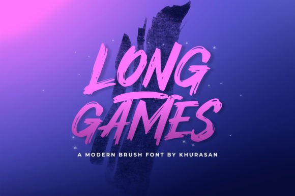 Long Games: A Playful Handwritten Font for Small Business Brands