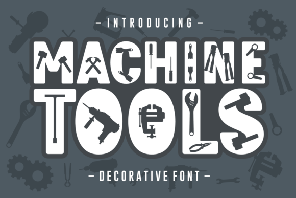 Machine Tools Font Review for Campaign Designers