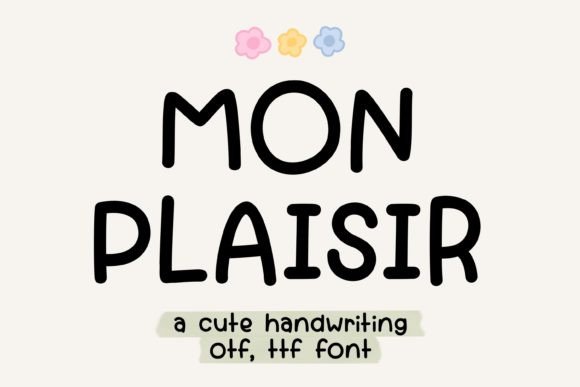 Mon Plaisir Font for Small Business Branding