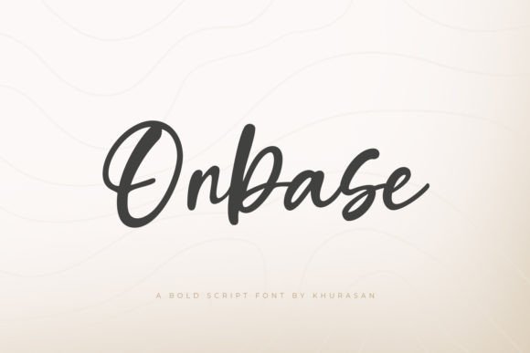 Onbase Script Font for Digital Campaigns and Brand Content