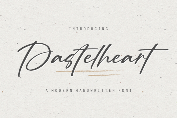 Pastelheart: A Modern Handwritten Font for Digital Branding