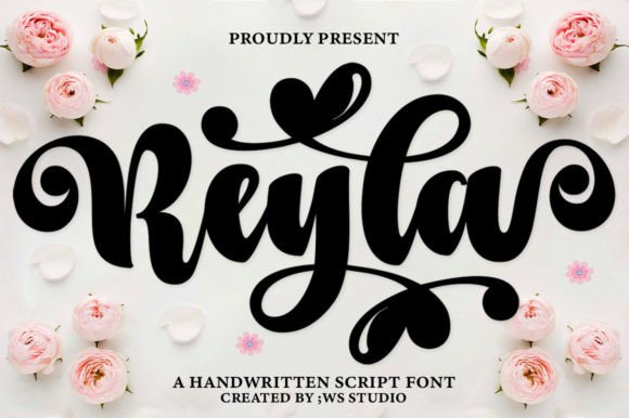 Reyla: A Sweet Script Handwritten Font for Crafters and Product Creators