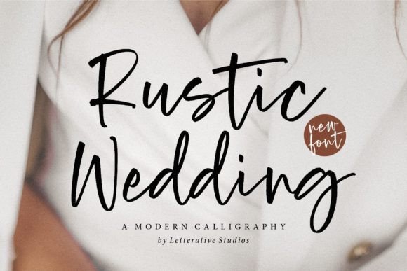 Rustic Wedding: A Modern Calligraphy Font for Digital Branding and Web Design