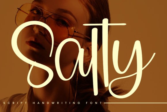 Salty Font: A Handwritten Script for Modern Branding