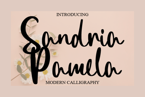 Sandria Pamela: An Elegant Script Font for Branding Projects