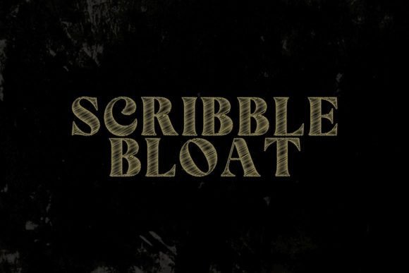 Scribble Bloat: A Handwritten Typeface for Editorial Elegance