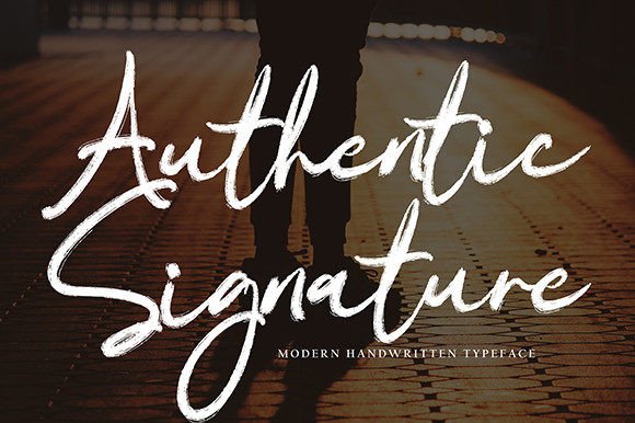 Signature Authentic: A Handwritten Brush Font for Branding