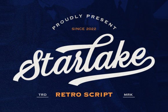 Starlake - Retro Script for Distinctive Small Business Branding