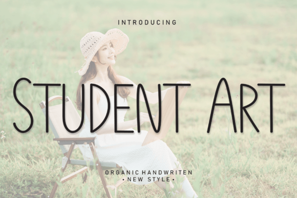 Student Art Font Review: A Friendly Script Handwritten Font for Branding