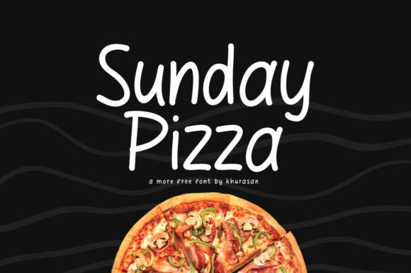 Sunday Pizza Font: A Handwritten Display Typeface for Modern Web Design