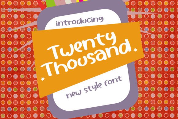 Twenty Thousand: A Script Handwritten Font for Clearer Campaign Visuals