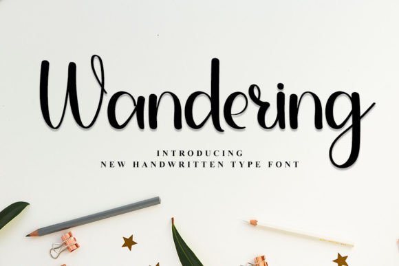 Wandering Font: A Web Designer’s Review of This Elegant Script Handwritten Typeface