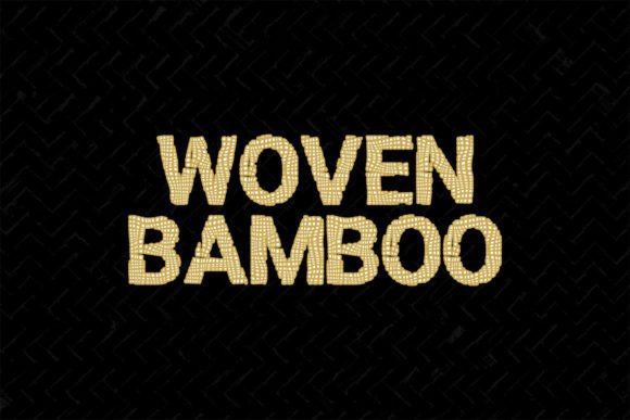 Woven Bamboo: A Playful Script Font for Digital Creators